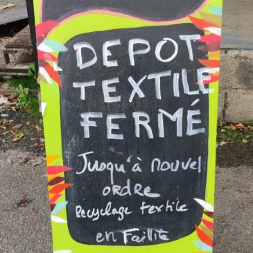 Dépôt textile fermé