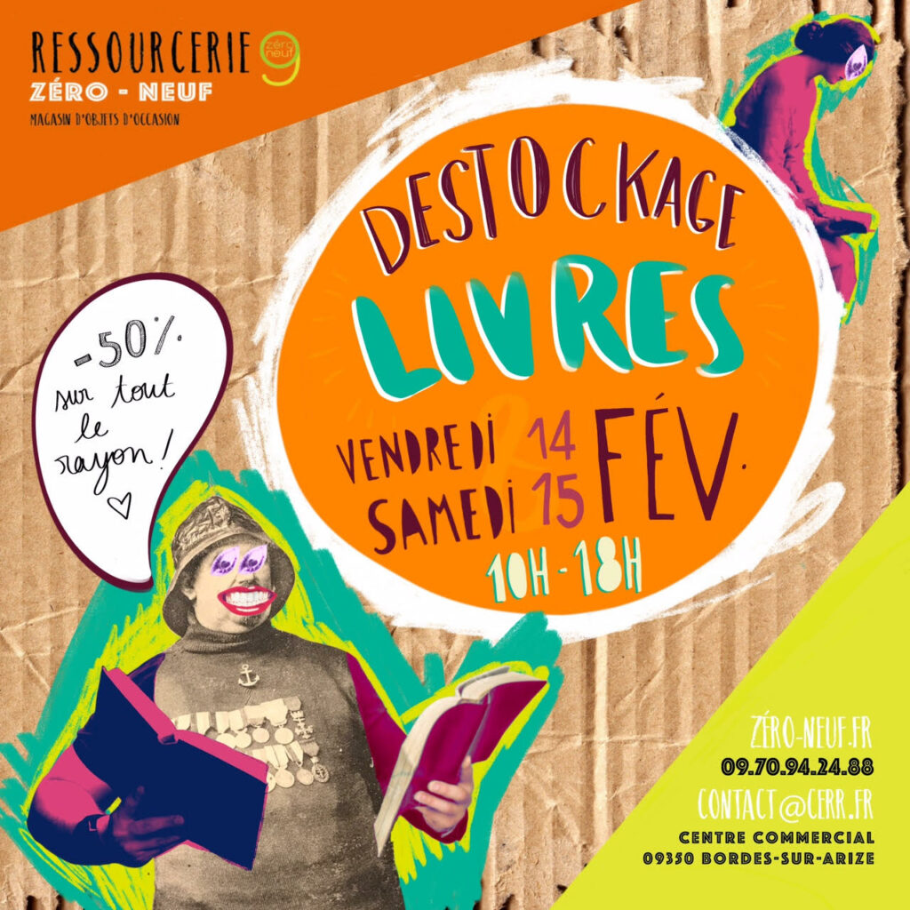 destockage livre ressourcerie ariège